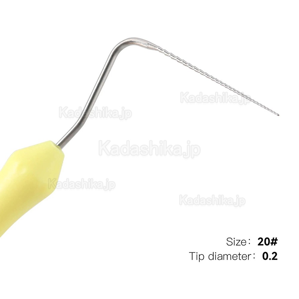 歯科ハンドファイル マイクロシェイパー 02 テーパー #20 #25 #30